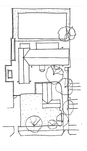 Ibstrupgaard-plan-eksisterende-01 Bertelsen og Scheving - Ibstrupgaard rideskole - Renovering