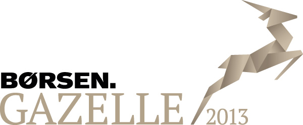 Kåret som en af årets Gazellevirksomheder i 2013
