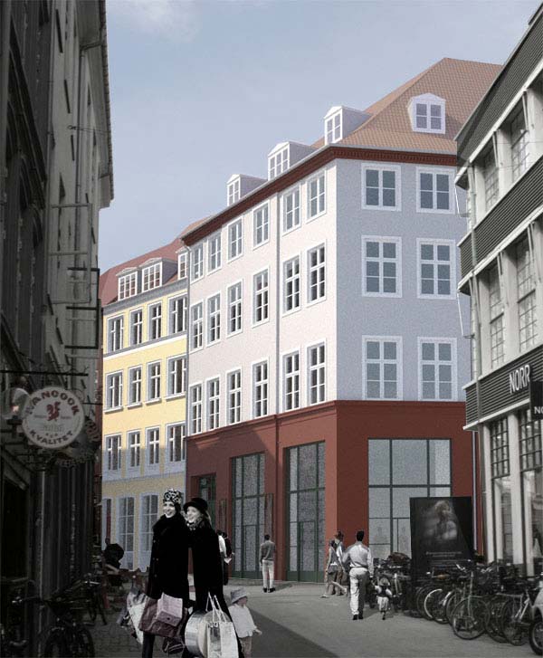 bertelsen & scheving - facaderenovering pilestræde- restaurering