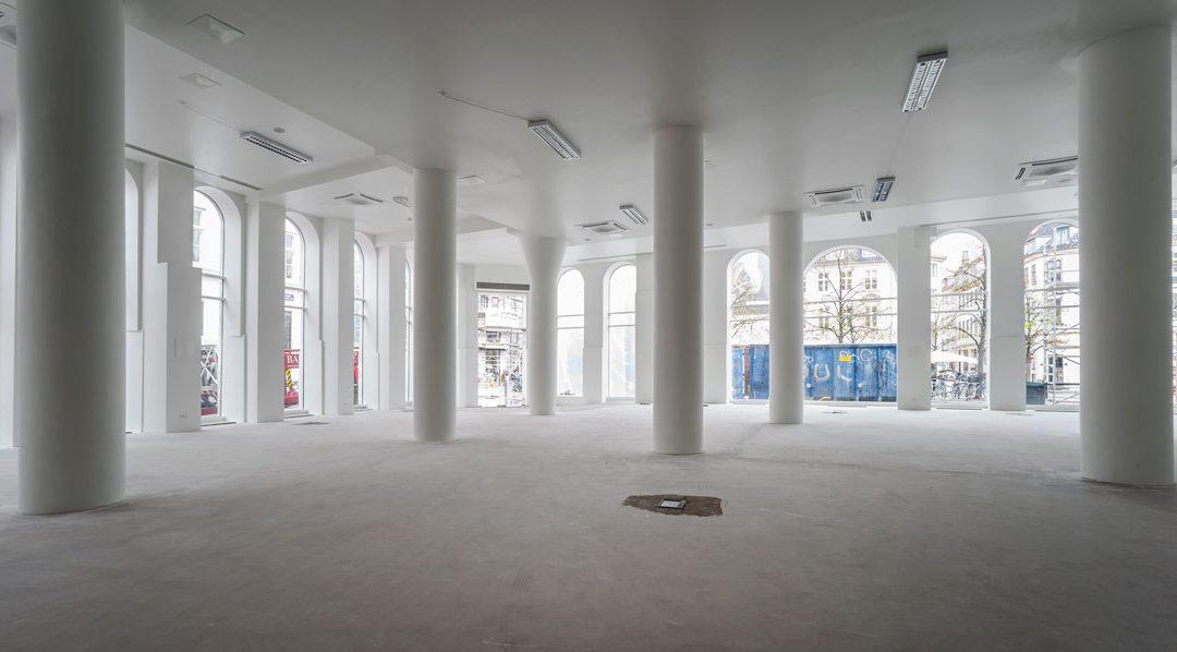 Renovering af butik på Højbro Plads 4