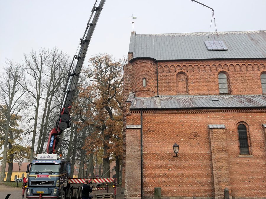 Sorø Klosterkirke, tagudskiftning af blytag