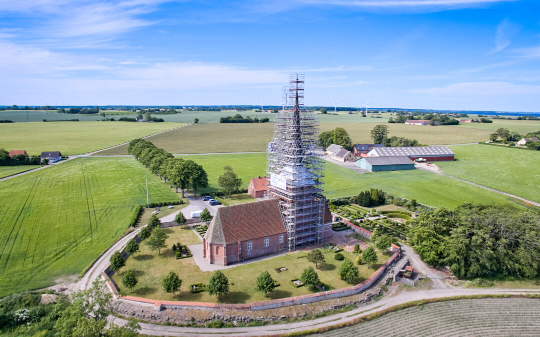 Kippinge Kirke: Istandsættelse af spir og tårn