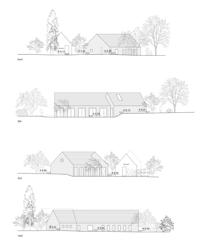 Bertelsen & Scheving - Taarbæk menighedshus - forslag